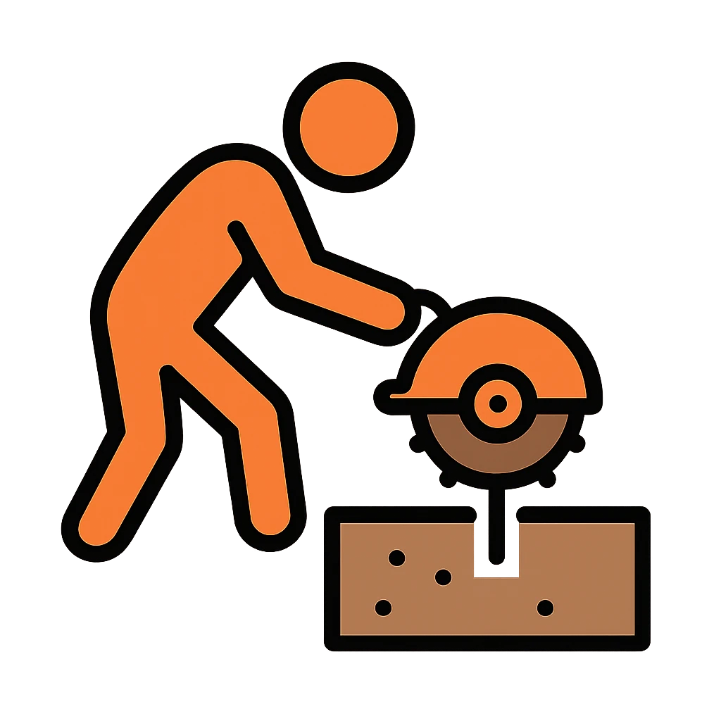 Concrete cutting work in dubai