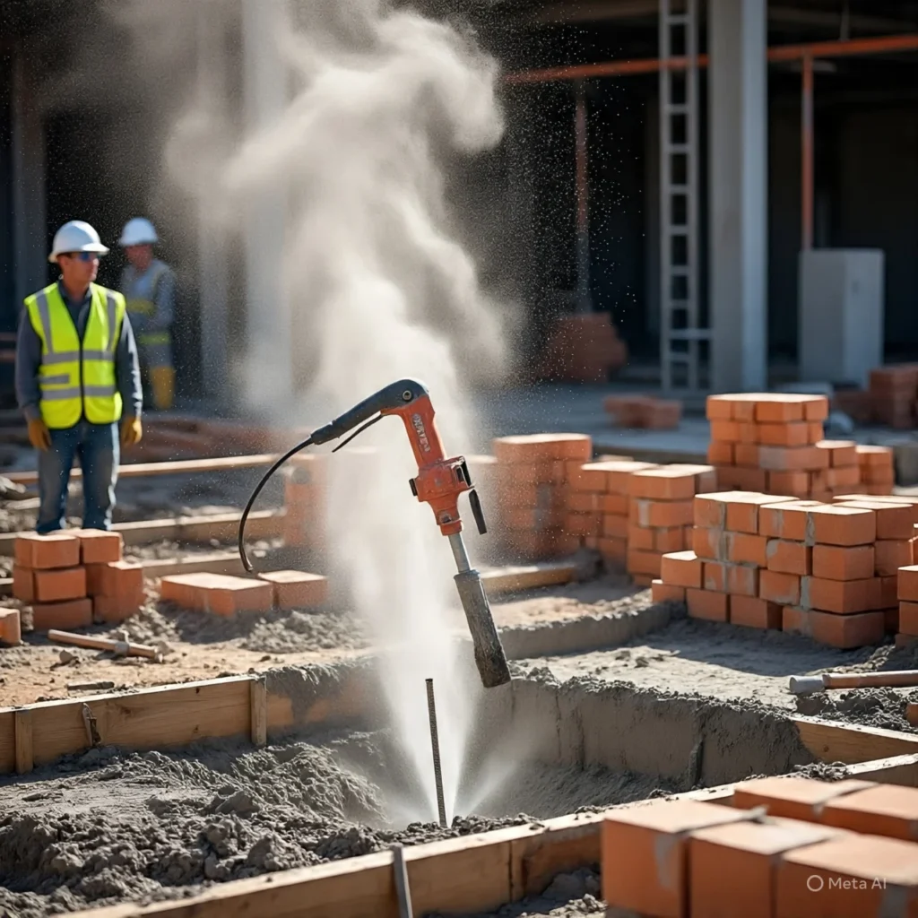 DEMOLITION WITH JACK HAMMER IN UAE